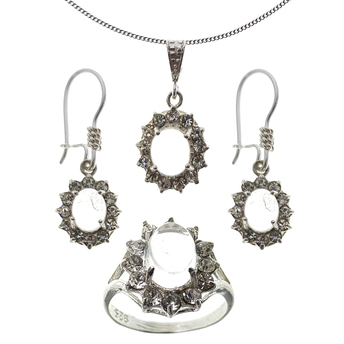 نیم ست نقره زنانه سلین کالا مدل ce-dor1