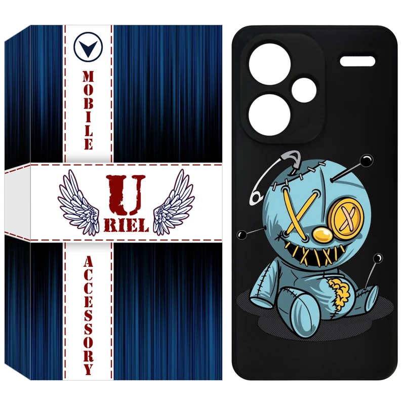 کاور یوریل قاب مدل KSH کد 68 طرح عروسک مناسب برای گوشی موبایل شیائومی Redmi Note 13 Pro Plus