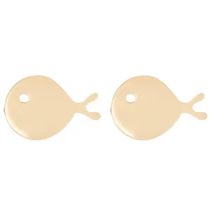 گوشواره طلا 18 عیار رزا مدل EG30