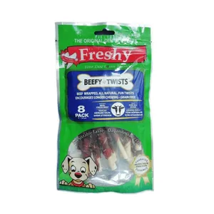 غذای خشک سگ فرشی مدل  Beefy Twists وزن 75 گرم