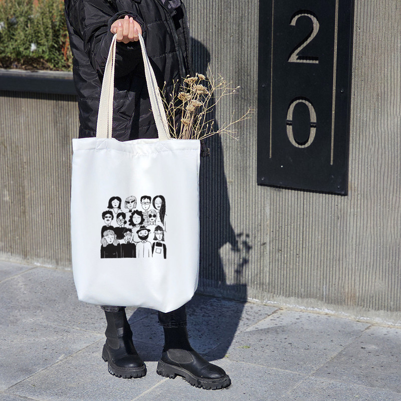 ساک خرید خندالو مدل مردم شاد کد 8564