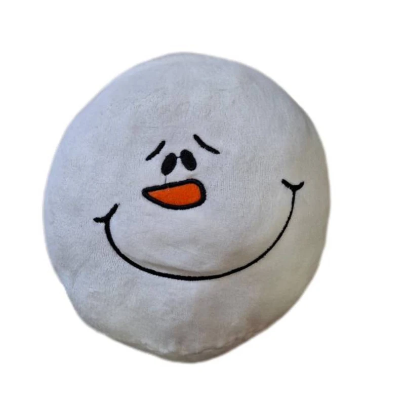 کوسن کودک مدل گلوله برف طرح خندان ارتفاع 18 سانتی متر