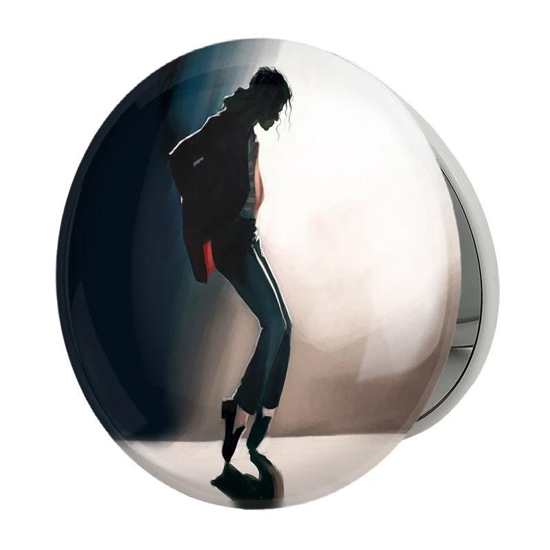 آینه جیبی خندالو طرح مایکل جکسون Michael Jackson مدل تاشو کد 3287 