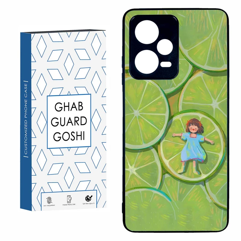 کاور قاب گارد گوشی طرح دختر لیمویی کد TPU-258 مناسب برای گوشی موبایل شیائومی  REDMI NOTE 12 PRO 5G