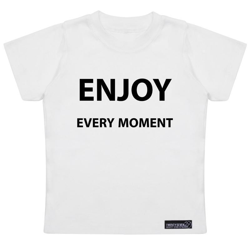 تی شرت آستین کوتاه پسرانه 27 مدل Enjoy Every Moment کد MH974