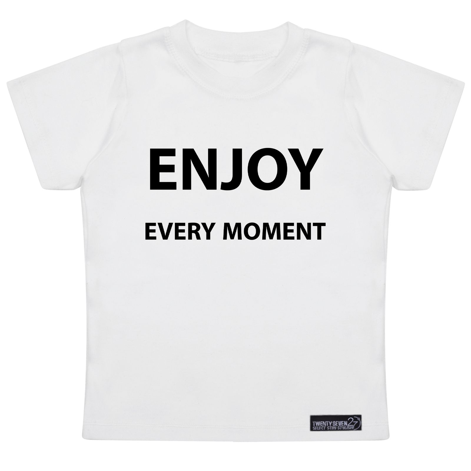 تی شرت آستین کوتاه پسرانه 27 مدل Enjoy Every Moment کد MH974 -  - 1