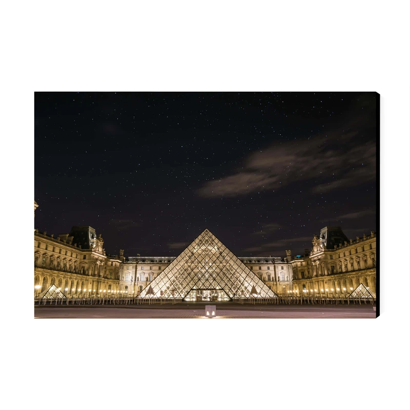 تابلو شاسی عرش طرح گردشگری فرانسه مدل موزه لوور Louvre Museum کد As5697