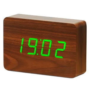 ساعت رومیزی کیمیت مدل Woody 863BGreen سایز 60×100