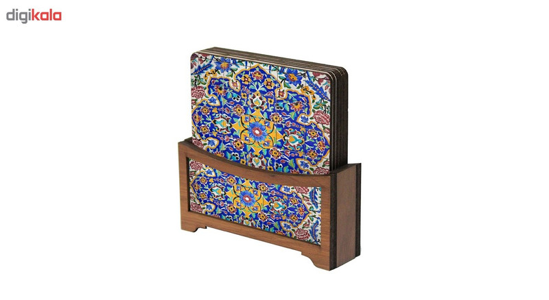 زیر لیوانی تهران جی اف ایکس مدل ZL3215 بسته 6 عددی