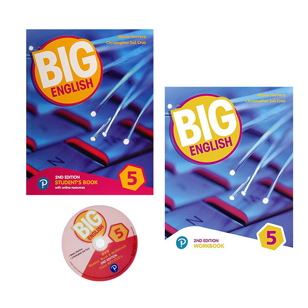 کتاب Big English 5 - 2nd Edition اثر Mario Herrera و Christopher Sol Cruz مجموعه دو جلدی کتاب Big English 5 - 2nd Edition اثر Mario Herrera و Christopher Sol Cruz مجموعه دو جلدی