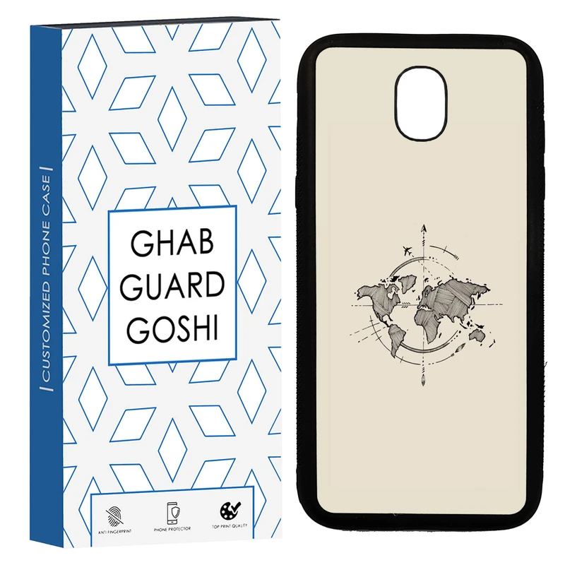 کاور قاب گارد گوشی طرح نقشه کد TPU-175 مناسب برای گوشی موبایل سامسونگ Galaxy J5 PRO