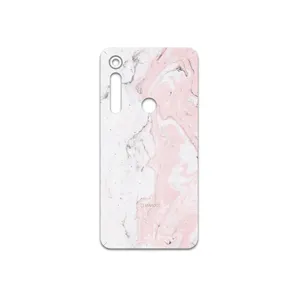 MAHOOT Blanco-Pink-Marble Cover Sticker for Motorola One Macro