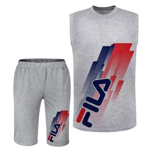 ست تاپ و شلوارک مردانه مدل A301 رنگ
طوسی