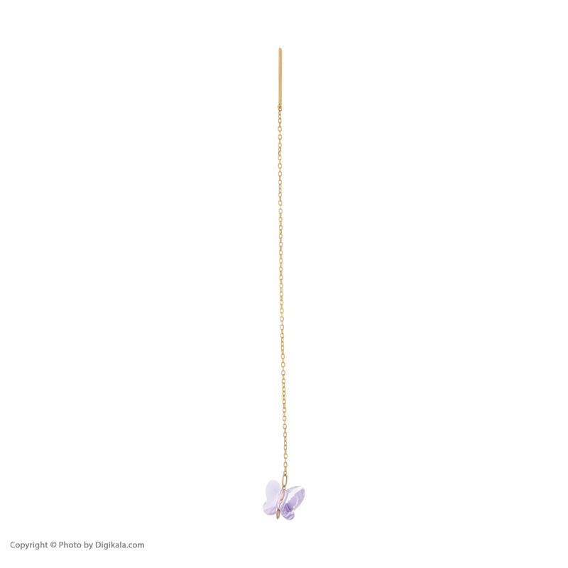 گوشواره طلا 18 عیار زنانه مایا ماهک مدل ME1027