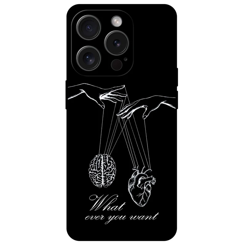 کاور مگافون طرح فکر و احساس مدل 1899 مناسب برای گوشی موبایل اپل iPhone 15 Pro 