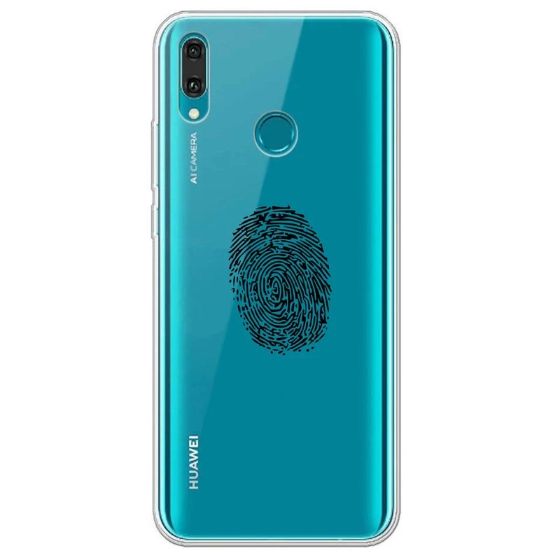 کاور مگافون طرح اثر انگشت مدل C62-B مناسب برای گوشی موبایل هوآوی Y9 2019
