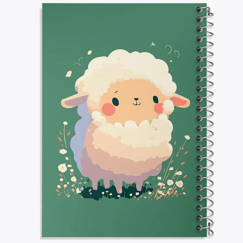 دفتر لیست خرید 50 برگ خندالو طرح گوسفند بامزه کد 29357