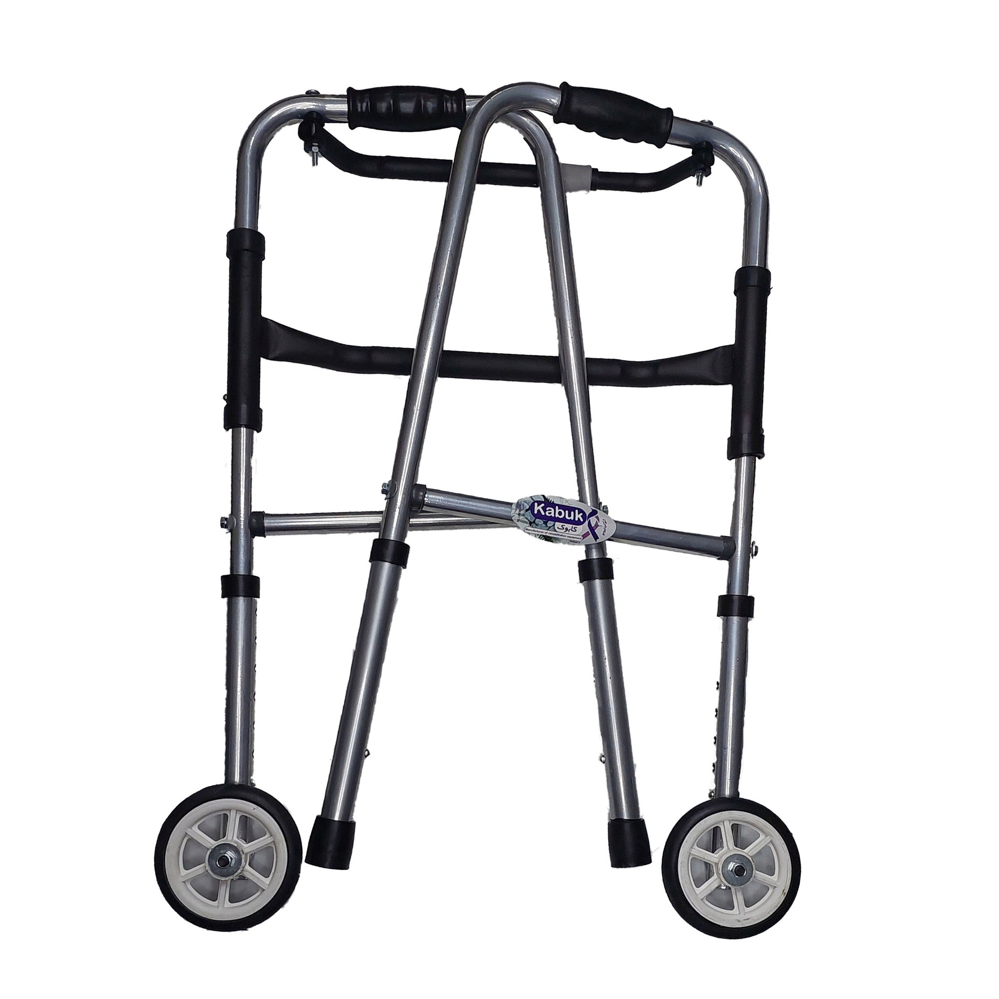 واکر تاشو مدل چرخ دار کابوک کد آلومینیومی