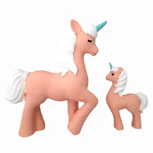 مجسمه مدل اسب تک شاخ مجموعه 2 عددی