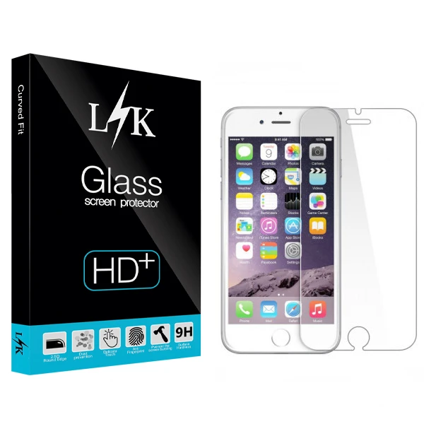 محافظ صفحه نمایش ال کی مدل Hard glass مناسب برای گوشی موبایل اپل iPhone 6s