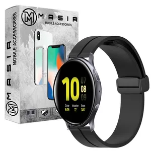 بند مسیر مدل Silicone Magnetic مناسب برای ساعت هوشمند سامسونگ Galaxy Watch Active 2 44mm