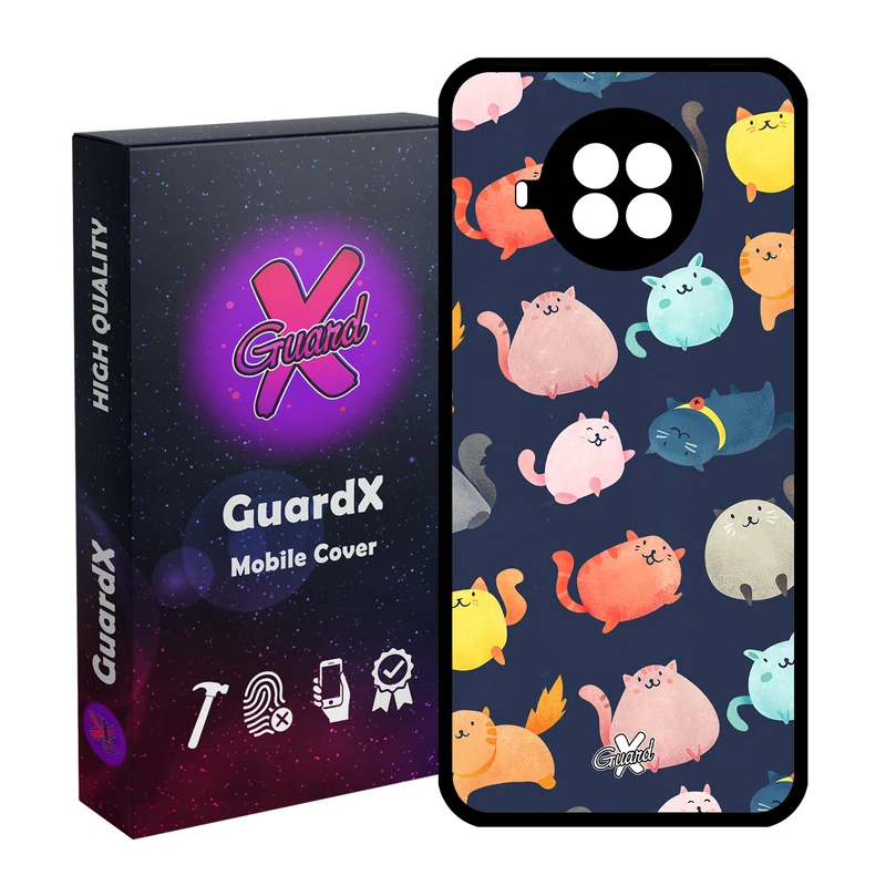 کاور گارد ایکس طرح Cats مدل Glass10173 مناسب برای گوشی موبایل شیائومی Mi 10T Lite / Mi 10I / Redmi Note 9 Pro 5G