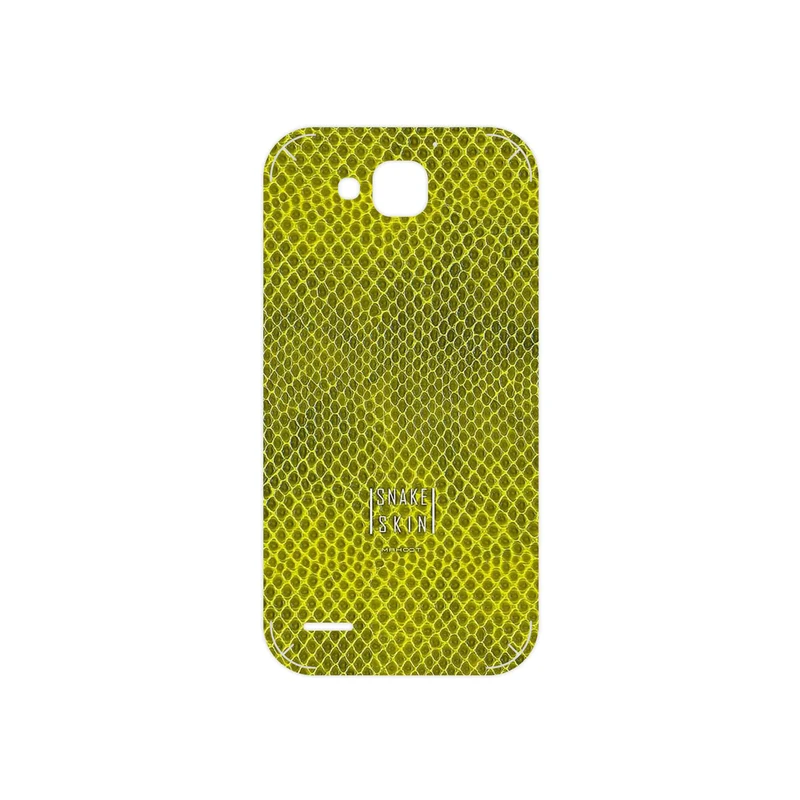 برچسب پوششی ماهوت مدل Yellow Snake Skin مناسب برای گوشی موبایل هوآوی Ascend G750