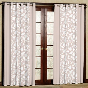 پرده مدل مخمل پانچی کد 1825T2 سایز 200x140 سانتی متر