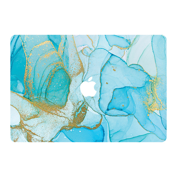 برچسب تزئینی مدل MARBLE کد M96 مناسب برای مک بوک پرو 15 اینچ
