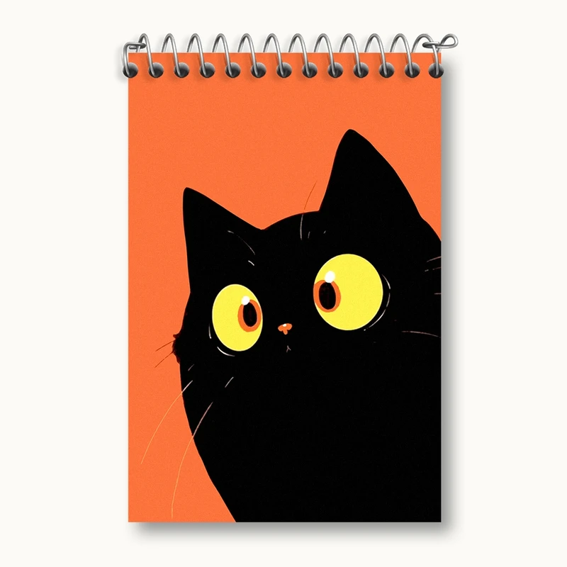 دفتر یادداشت 50 برگ خندالو مدل گربه (Cat) کد F1746