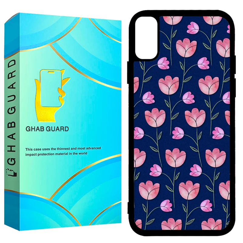  کاور قاب گارد طرح رز مدل GCHPX مناسب برای گوشی موبایل اپل iPhone X / XS