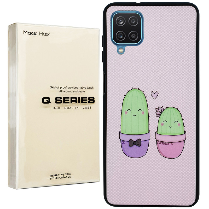 کاور مجیک مسک مدل full colour مناسب برای گوشی موبایل سامسونگ Galaxy A12 