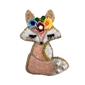 گل سینه زنانه مدل روباه کد 759