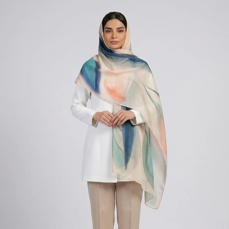 شال زنانه مدل نخی 1401 مزونی کد ana-1284