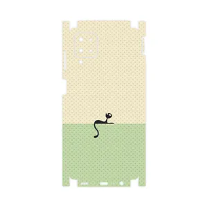 MAHOOT Minimal Internet Cat Icon-FullSkin Cover Sticker for Samsung Galaxy F12