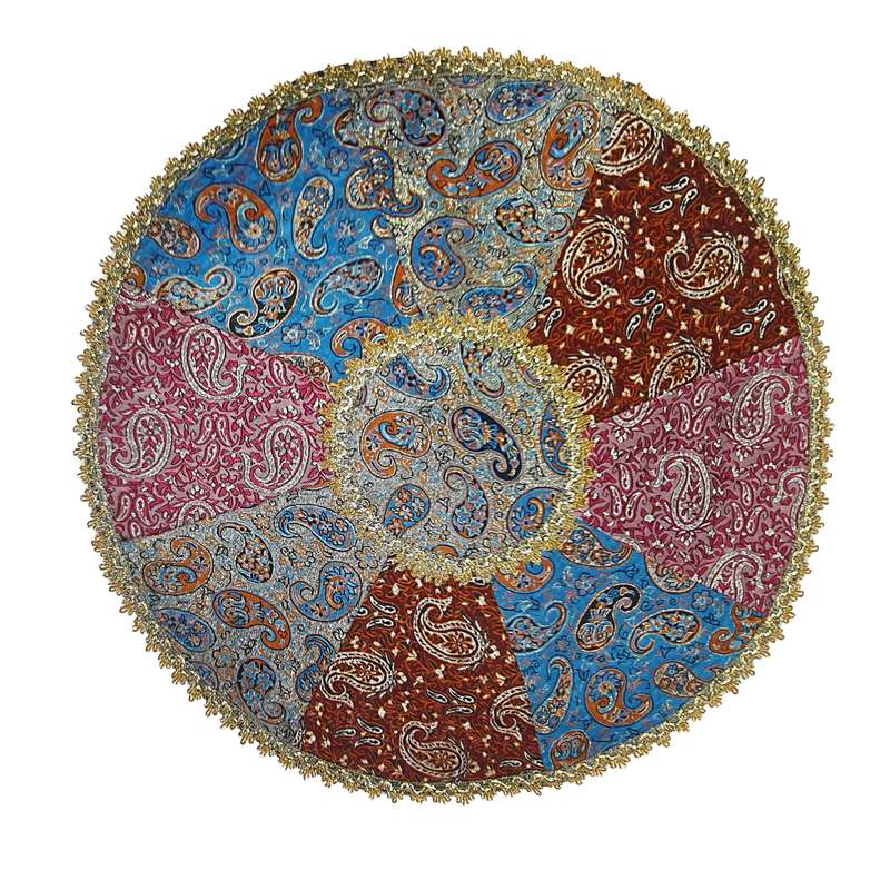 رومیزی ترمه مدل چهل تکه سالار کد F129