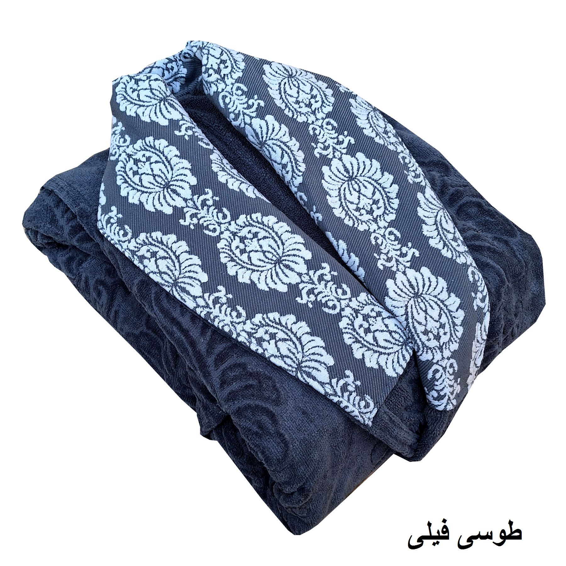 حوله پالتویی الماس طرح گیپور ماندانا کد HH-61 سایز 125