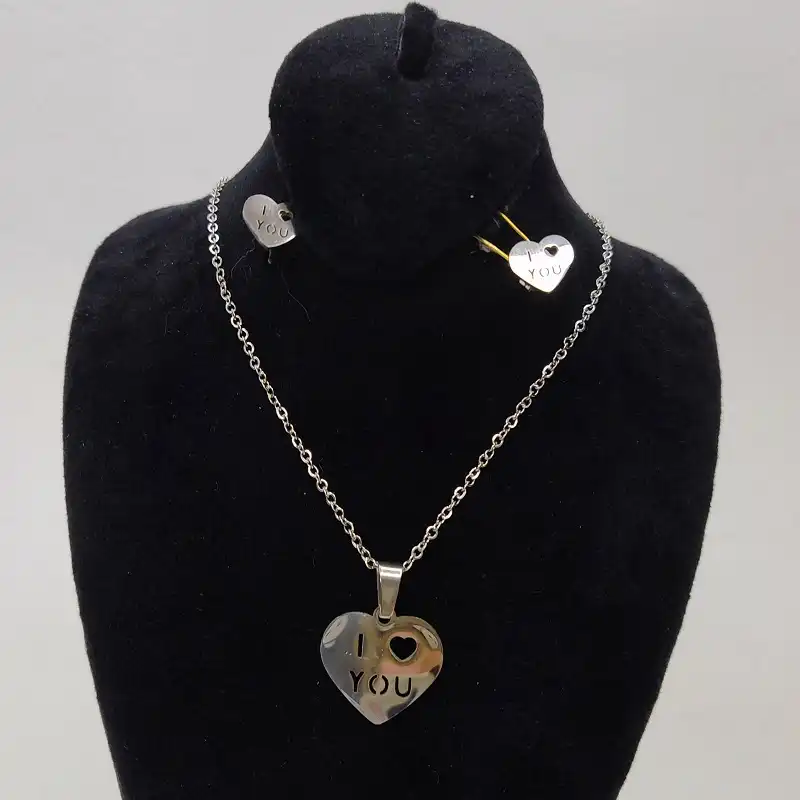 نیم ست زنانه مدل i love you