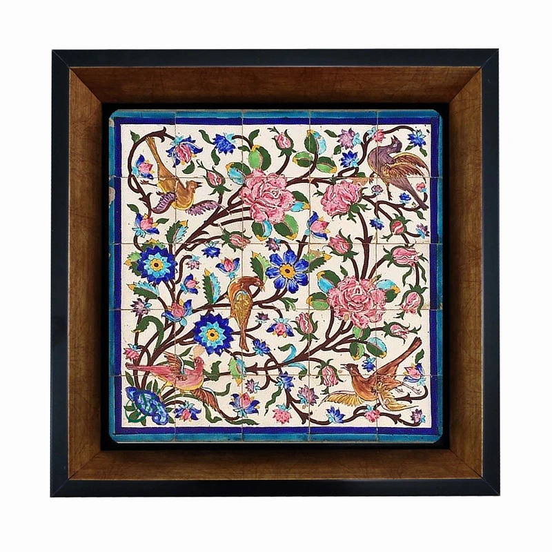 تابلو مبین ایده مدل گل و مرغ Th20 کد 1279