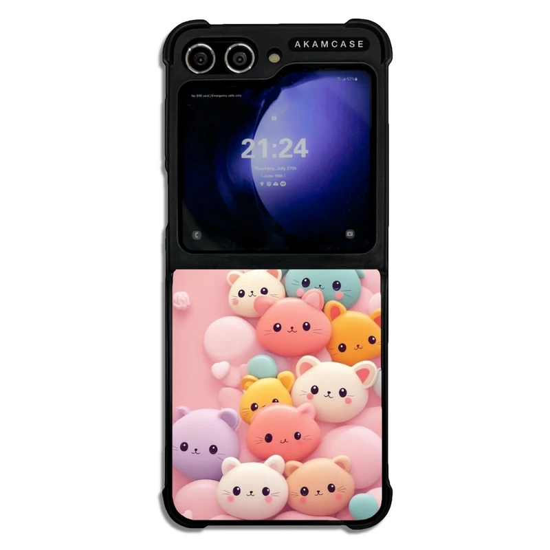 کاور آکام مدل AMC-WSGZFLIP5-GIRLY6 مناسب برای گوشی موبایل سامسونگ Galaxy Z Flip 5