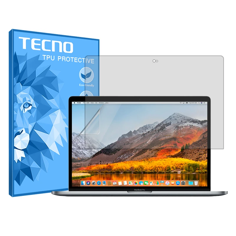 محافظ صفحه نمایش شفاف تکنو مدل Resistant مناسب برای لپ تاپ اپل macbook pro 15 2018