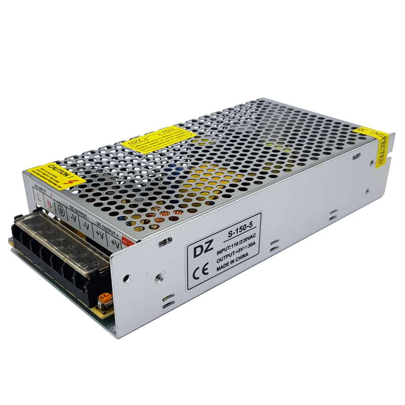 آداپتور سوئیچینگ 5 ولت 30 آمپر مدل S-150-5 آداپتور سوئیچینگ 5 ولت 30 آمپر مدل S-150-5