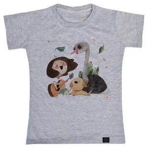 تی شرت دخترانه 27 مدل با حیوانات مهربان باشیم کد G32