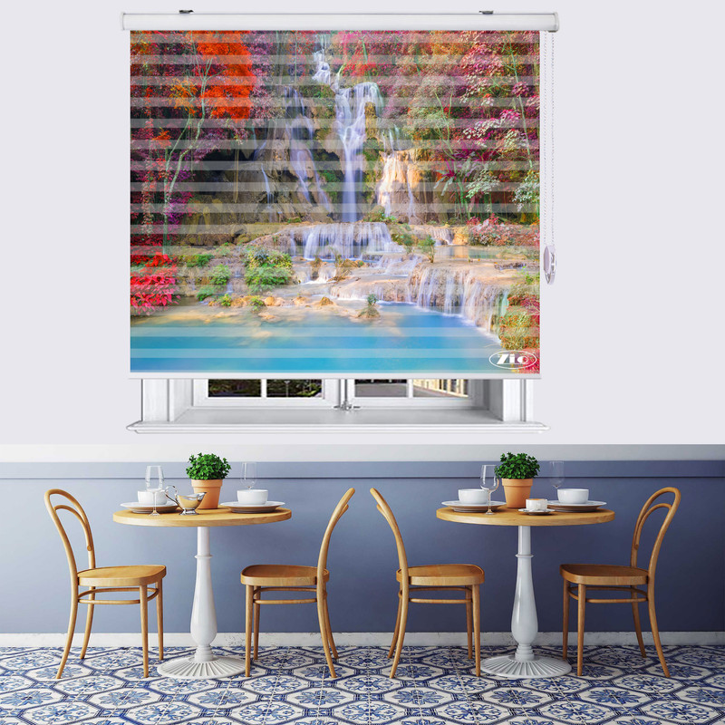  پرده زبرا زیو مدل L5065 سایز 200x150 سانتی متر