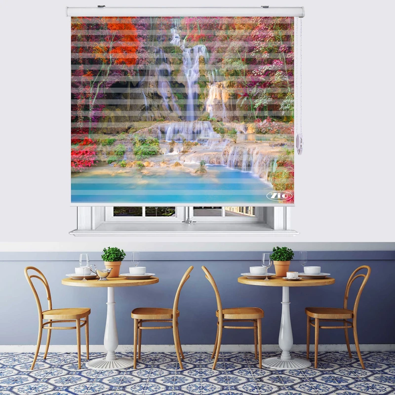  پرده زبرا زیو مدل L5065 سایز 200x280 سانتی متر