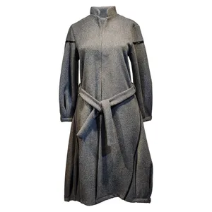 پالتو زنانه مدل PtZ102 یقه گرد