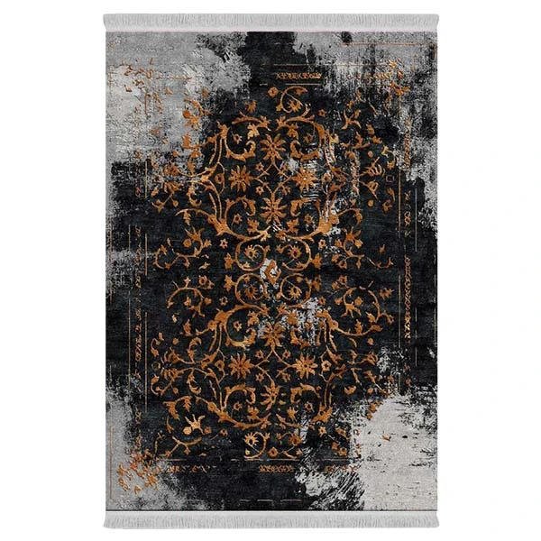 فرش پارچه‌ای دفه مدل فرشینه طرح مدرن کد 205