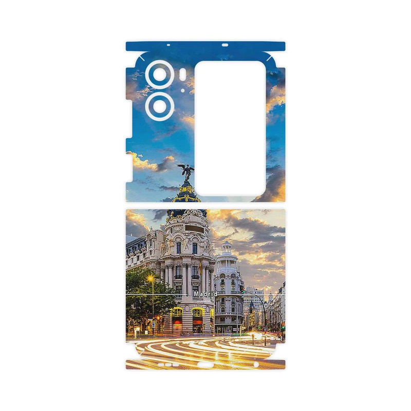 برچسب پوششی ماهوت مدل City of Madrid-FullSkin مناسب برای گوشی موبایل اپو Find N2 Flip