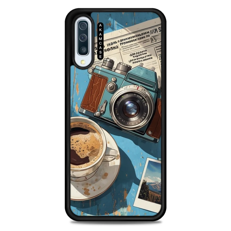 کاور آکام مدل AMC-WSGA50-COFFEE-1 مناسب برای گوشی موبایل سامسونگ Galaxy A50