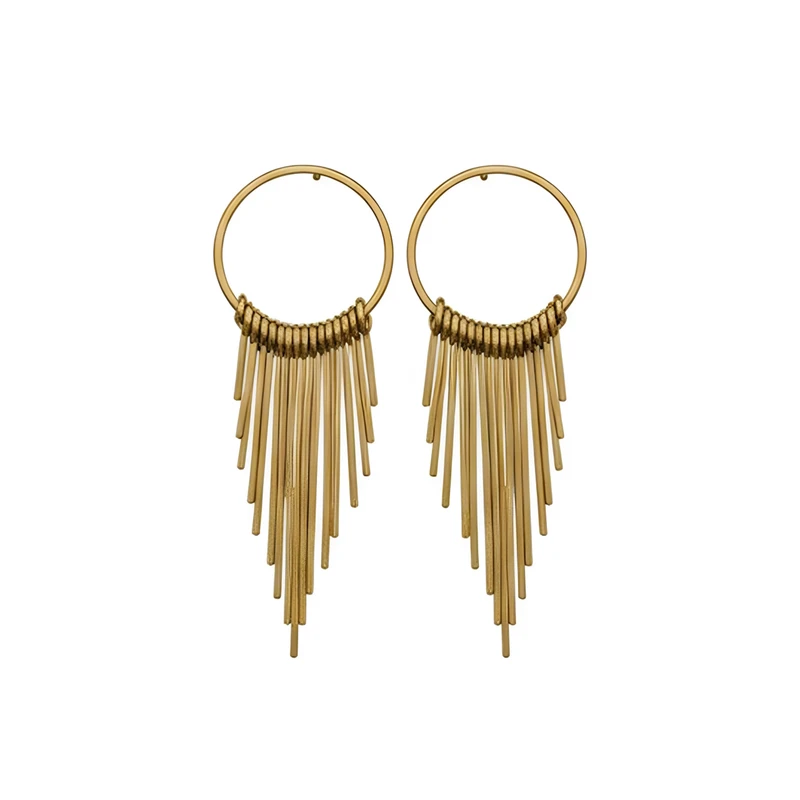 گوشواره میخی زنانه طرح ریسه ای